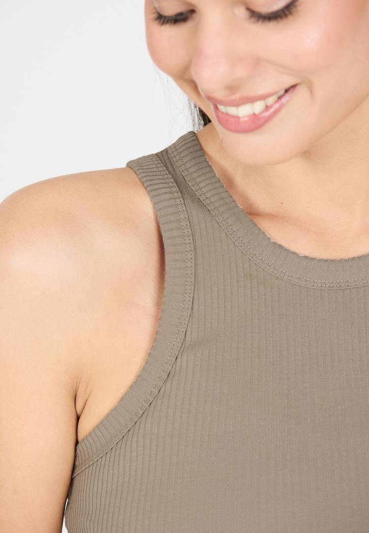 Athlecia Athlecia Lankae Tanktop Damen - 1072 Vintage Khaki - 0 | SportScheck