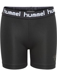 hummel HMLTONA TIGHT SHORTS Funktionsshorts Kinder BLACK