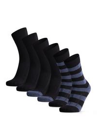 DANISH ENDURANCE Bamboo Business Socken - black/blue