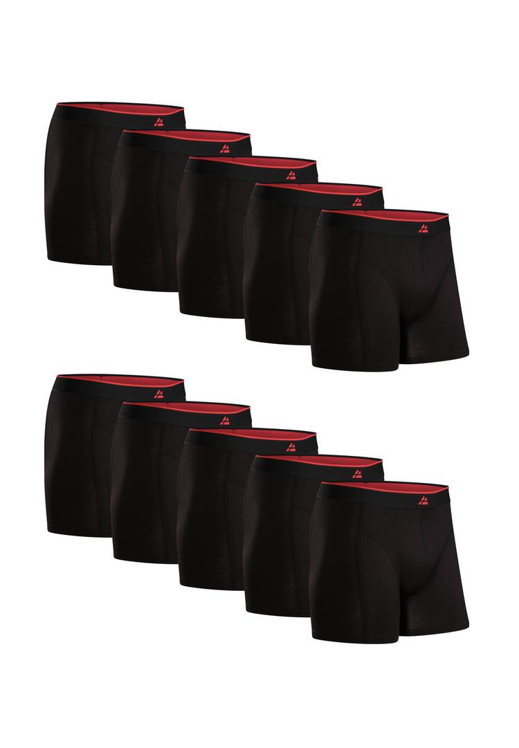 DANISH ENDURANCE DANISH ENDURANCE Bamboo Trunks Unterhose Herren - schwarz/rot - 0 | SportScheck