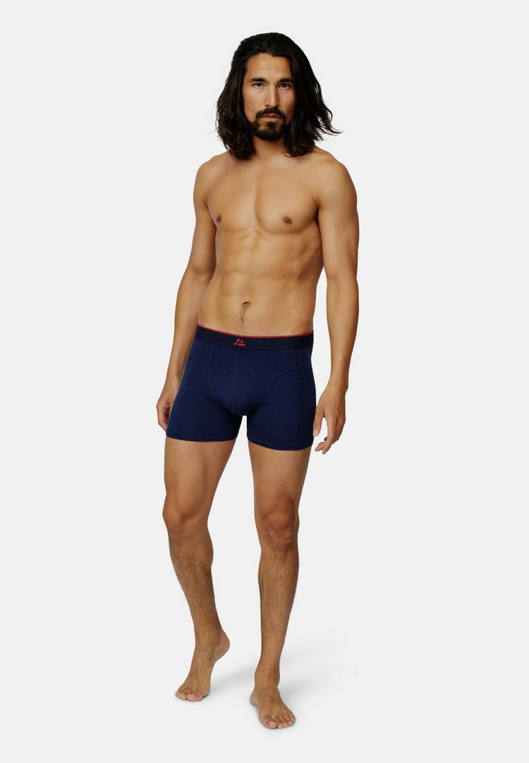 DANISH ENDURANCE DANISH ENDURANCE Bamboo Trunks Unterhose Herren - black_red_navy - 1 | SportScheck