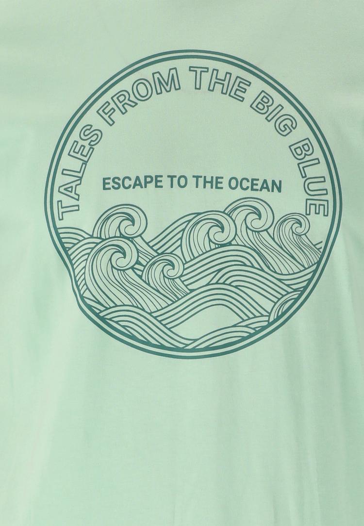 Cruz Cruz Zamon Kurzarmbluse - 2156 Brook Green - 0 | SportScheck