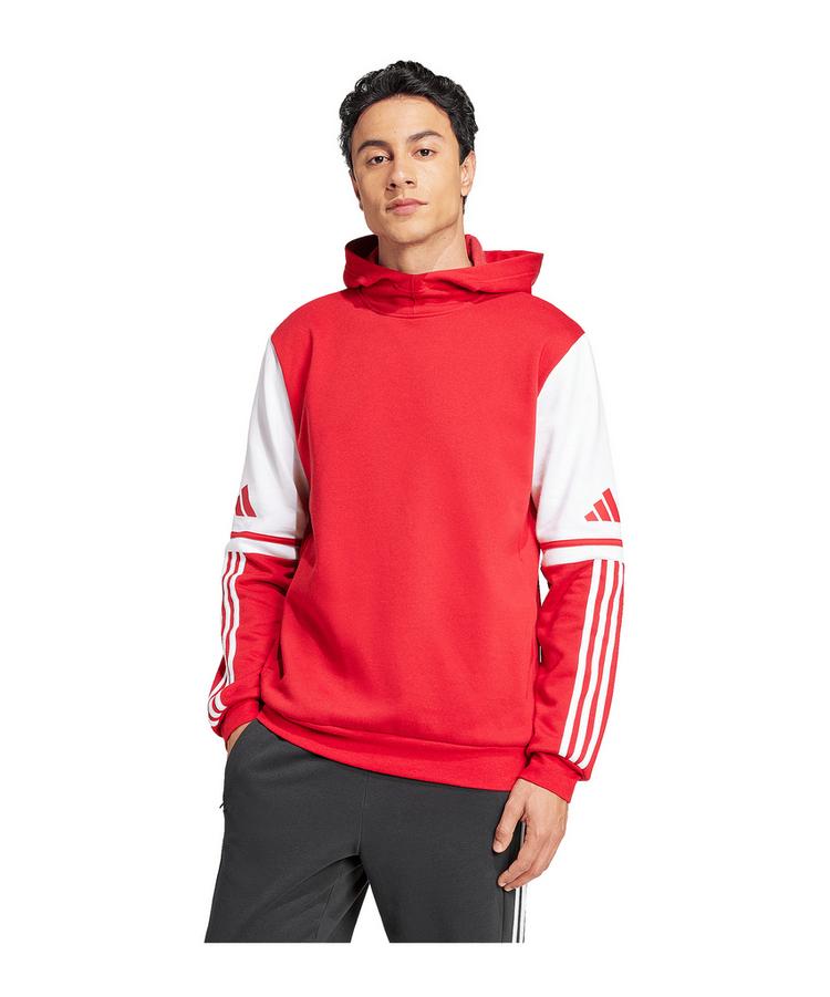 adidas adidas Squadra 25 Hoody Funktionssweatshirt Herren - rotweiss - 0 | SportScheck