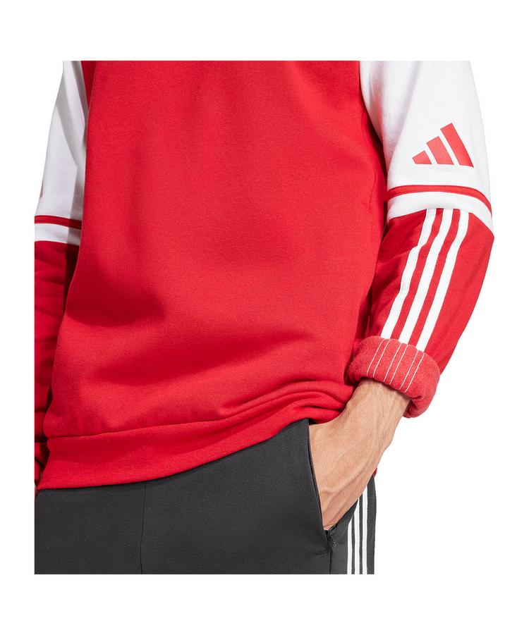 adidas adidas Squadra 25 Hoody Funktionssweatshirt Herren - rotweiss - 1 | SportScheck