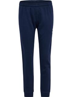 hummel hmlMOVER COTTON CUFF PANTS WOMAN Trainingshose Damen MARINE
