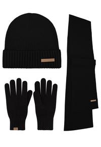 normani Yuma Set M&uuml;tze, Schal und Handschuhe - Schwarz