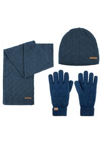 normani Yuma Set M&uuml;tze, Schal und Handschuhe - Marine