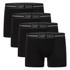 CAMP DAVID Boxershort Hipster Herren Schwarz