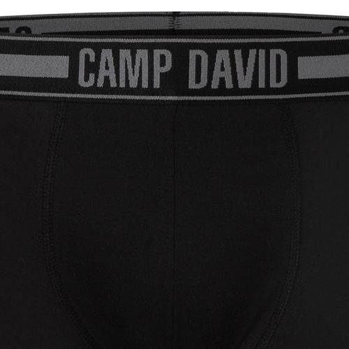 Rückansicht von CAMP DAVID Boxershort Hipster Herren Schwarz