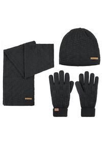 normani Yuma Set M&uuml;tze, Schal und Handschuhe - Anthrazit