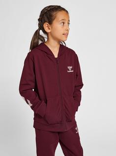 Rückansicht von hummel hmlTRECE ZIP HOODIE Hoodie Kinder WINDSOR WINE