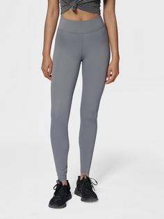 Rückansicht von hummel hmlTE FUNDAMENTAL MID WAIST TIGHTS Tights Damen QUIET SHADE