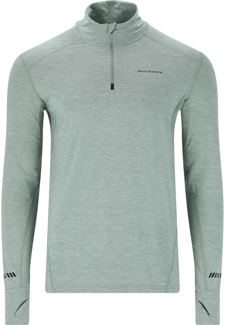 Endurance Endurance Tune Langarmshirt Herren - 3240 Misty Blue - 0 | SportScheck