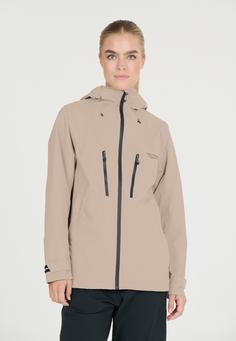 Rückansicht von Weather Report Harbor Regenjacke Damen 1061 Moon Rock
