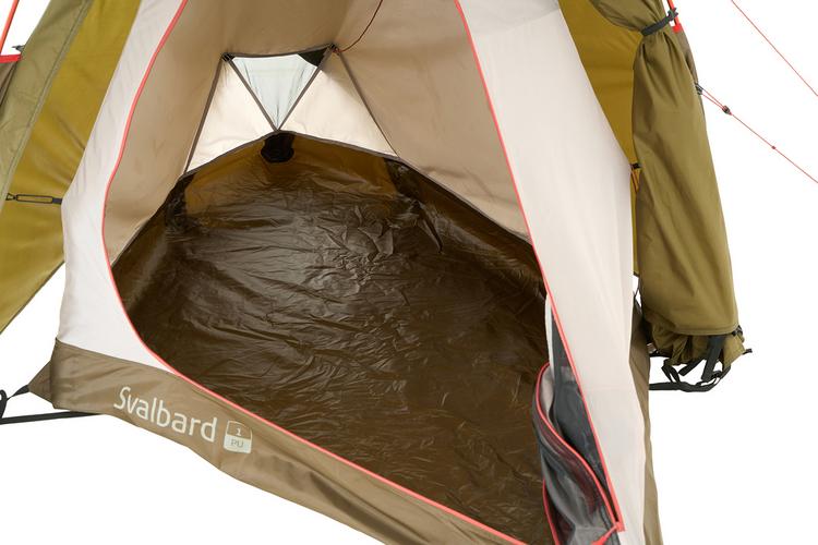 Nordisk Nordisk SVALBARD 1 PU Tunnelzelt - Dark Olive - 1 | SportScheck