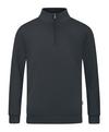 JAKO Organic Ziptop Funktionssweatshirt Herren - graugrau