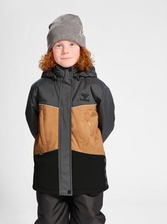 Rückansicht von hummel hmlCONRAD TEX JACKET Trainingsjacke Kinder ASPHALT