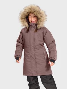 Rückansicht von hummel hmlLEAF TEX COAT Trainingsjacke Kinder SPARROW
