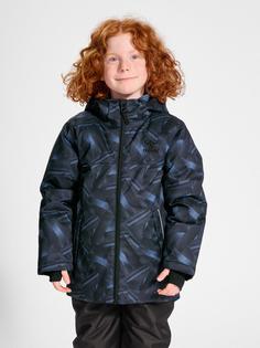 Rückansicht von hummel hmlLOGAN TEX JACKET Trainingsjacke Kinder BERING SEA