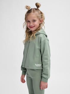 Rückansicht von hummel hmlZIPPI ZIP HOODIE Hoodie Kinder LILY PAD