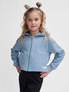 Rückansicht von hummel hmlZIPPI ZIP HOODIE Hoodie Kinder ASHLEY BLUE