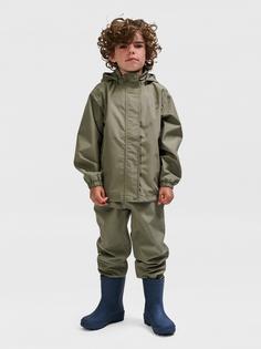 Rückansicht von hummel hmlNESSIE RAINSUIT Regenanzug Kinder VETIVER