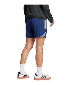Rückansicht von adidas Tiro 25 Competition Downtime Short Damen Fußballshorts Damen blaublau