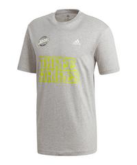 adidas Athletics Lucky 8 Graphic T-Shirt Funktionsshirt Herren - grau