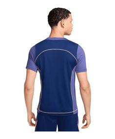 Rückansicht von Nike Strike Plus Trainingshirt Funktionsshirt Herren blaulila