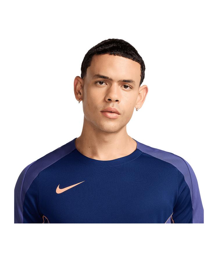 Nike Nike Strike Plus Trainingshirt Funktionsshirt Herren - blaulila - 0 | SportScheck