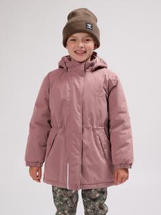 Rückansicht von hummel hmlATHENA TEX JACKET Trainingsjacke Kinder TWILIGHT MAUVE