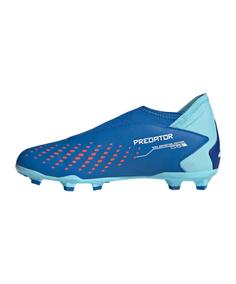 Rückansicht von adidas Predator Accuracy.3 FG Marinerush Kids Fußballschuhe Kinder blauweissblau