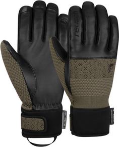 Reusch Re:Knit Elisabeth R-TEX&reg; XT Skihandschuhe 5710 burnt olive / black