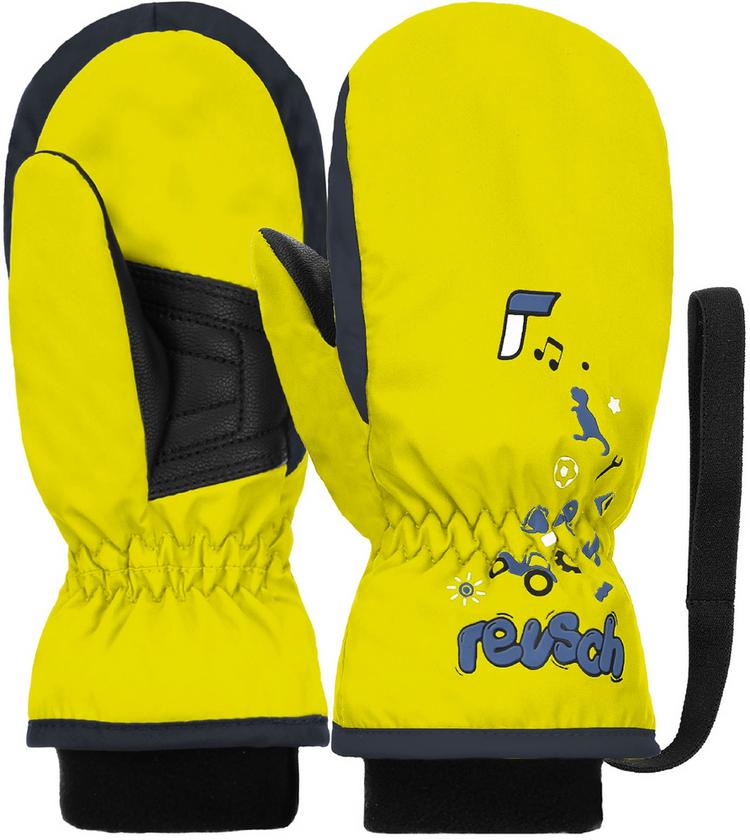 Reusch Reusch Kids Mitten Handschuh Kinder - 2305  safety yell / dress blue - 0 | SportScheck
