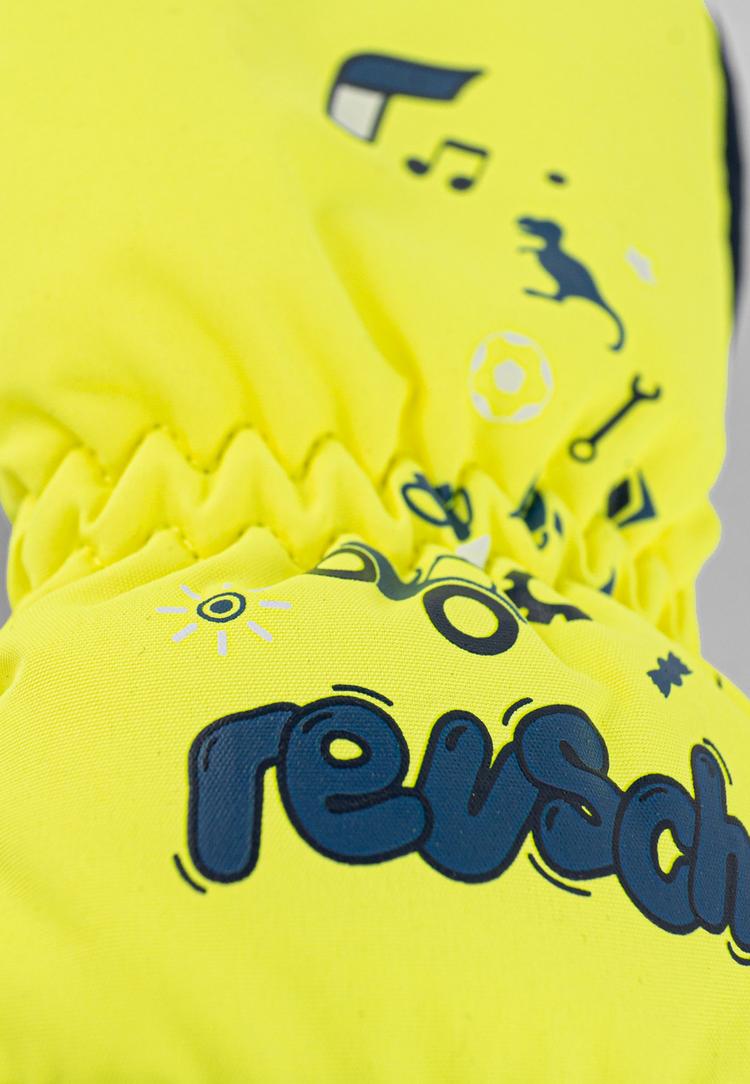 Reusch Reusch Kids Mitten Handschuh Kinder - 2305  safety yell / dress blue - 3 | SportScheck
