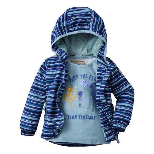 Rückansicht von first instinct by killtec FIOS 56 MNS JCKT Softshelljacke Kinder Blau3056