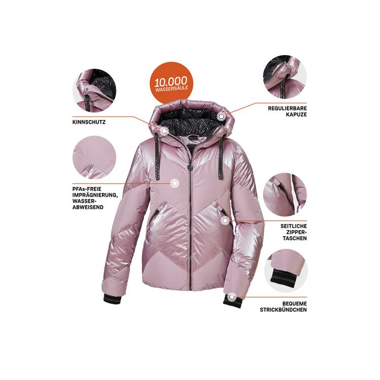 KILLTEC KILLTEC KSW 100 WMNQLTD JCKT Skijacke Damen - Violett3919 - 3 | SportScheck