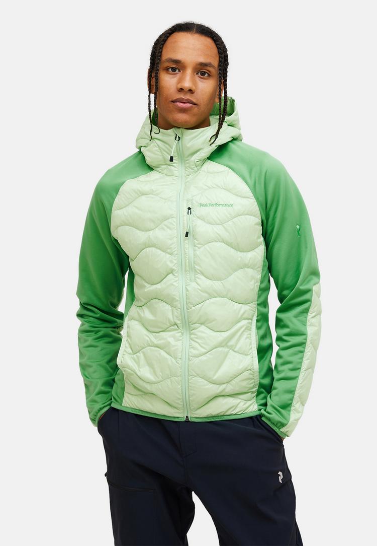 Peak Performance Peak Performance M Helium Down Hybrid Hood Trainingsjacke Herren - pastellgruen - 1 | SportScheck