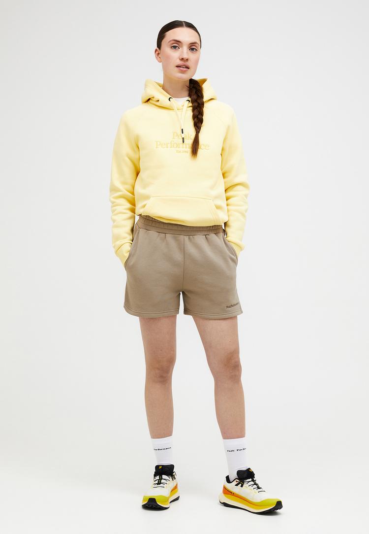 Peak Performance Peak Performance W Original Small Logo  Shorts Sweatshorts Damen - hellbraun - 0 | SportScheck