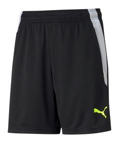 PUMA teamLIGA Short Kids Fußballshorts Kinder schwarzgelb