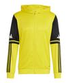 adidas Squadra 25 Kapuzenjacke Funktionssweatshirt Herren - gelbschwarzweiss