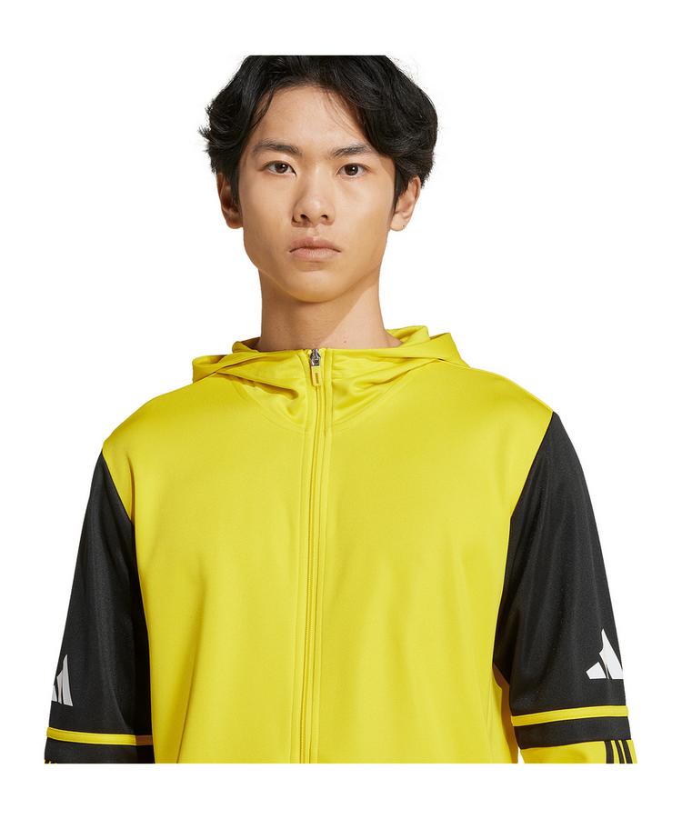 adidas adidas Squadra 25 Kapuzenjacke Funktionssweatshirt Herren - gelbschwarzweiss - 2 | SportScheck