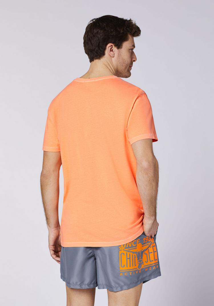 Chiemsee Chiemsee T-Shirt T-Shirt Herren - 15-1360 Shocking Orange - 1 | SportScheck