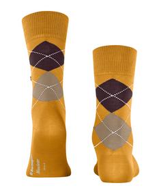 Rückansicht von Burlington Freizeitsocken Herren dottergelb (1305)