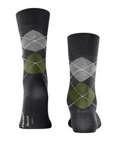 Rückansicht von Burlington Freizeitsocken Herren anthracite mel. (3099)