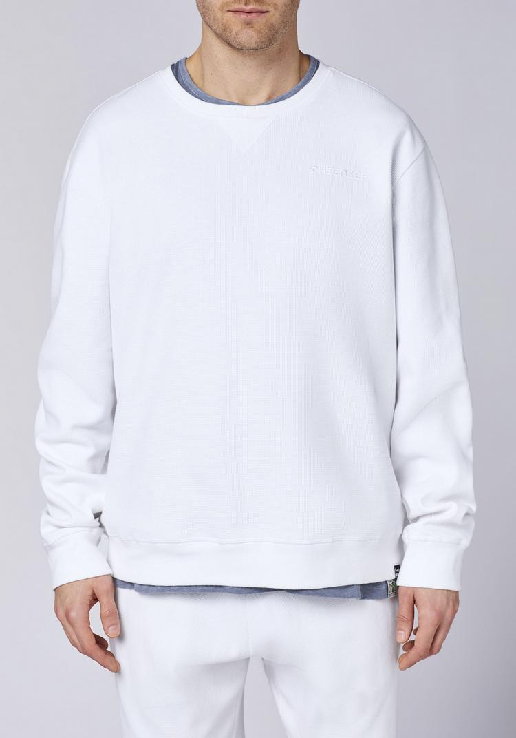 Chiemsee Chiemsee Sweatshirt Sweatshirt Herren - 11-0601 Bright White - 4 | SportScheck