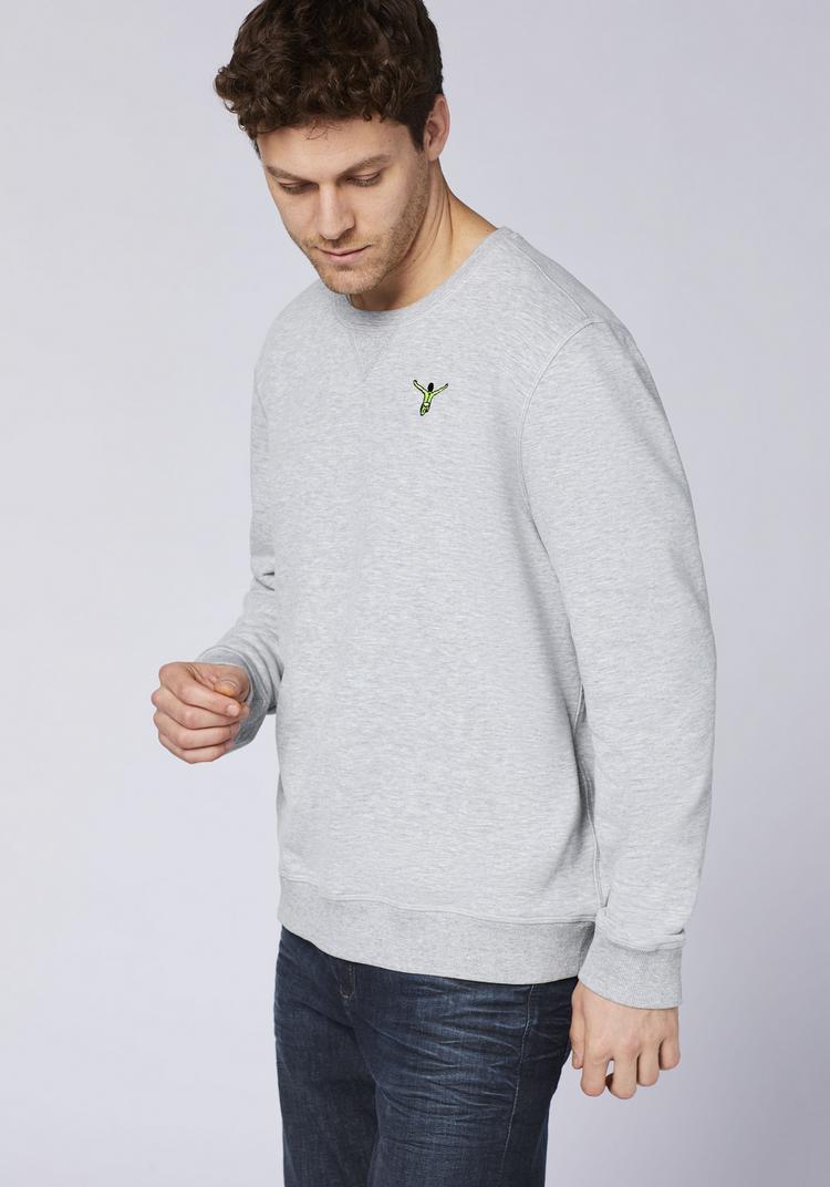 Chiemsee Chiemsee Sweatshirt Sweatshirt Herren - 17-4402M Neutral Gray Melange - 3 | SportScheck
