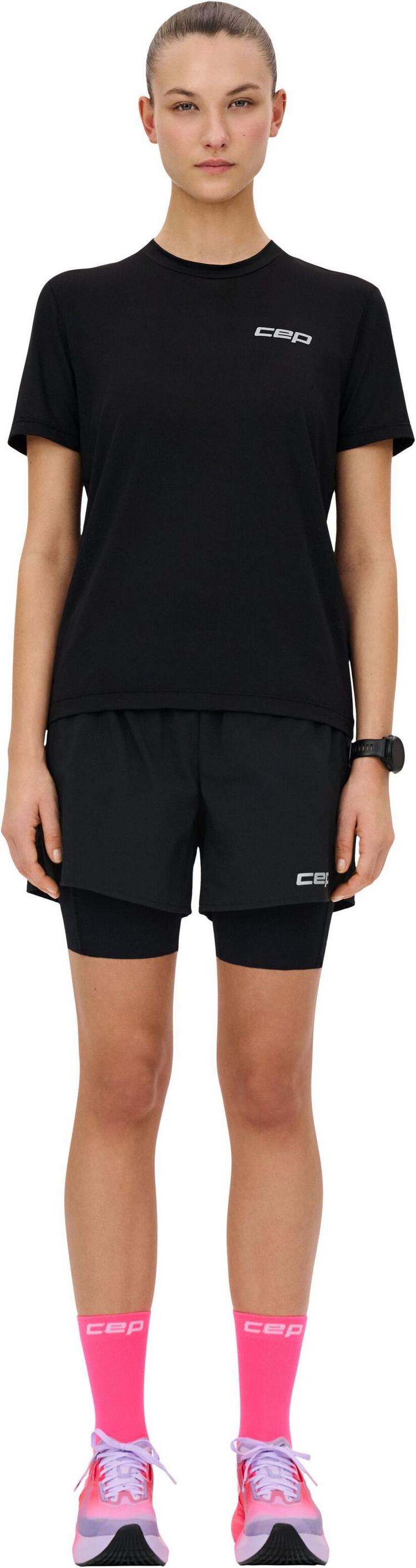 CEP CEP Run Shirt Short Funktionsshirt Damen - black - 0 | SportScheck