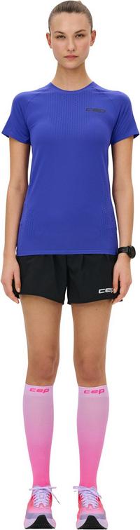 CEP Run Shirt Short Funktionsshirt Damen - purple