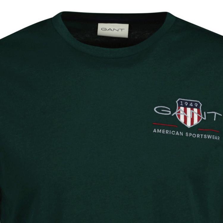 GANT GANT Longsleeve T-Shirt Herren - Gr&uuml;n (Tartan Green) - 1 | SportScheck